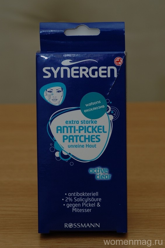Антибактериальные пластыри от прыщей Synergen Anti-Pickel Patches. Отзыв