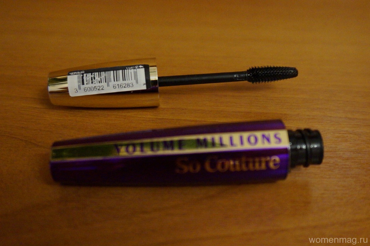 Одеваем реснички в тушь для ресниц L’Oreal Volume Million Lashes SO COUTURE. Отзыв