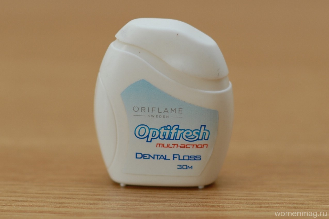 Зубная нитка Optifresh от Oriflame. Отзыв