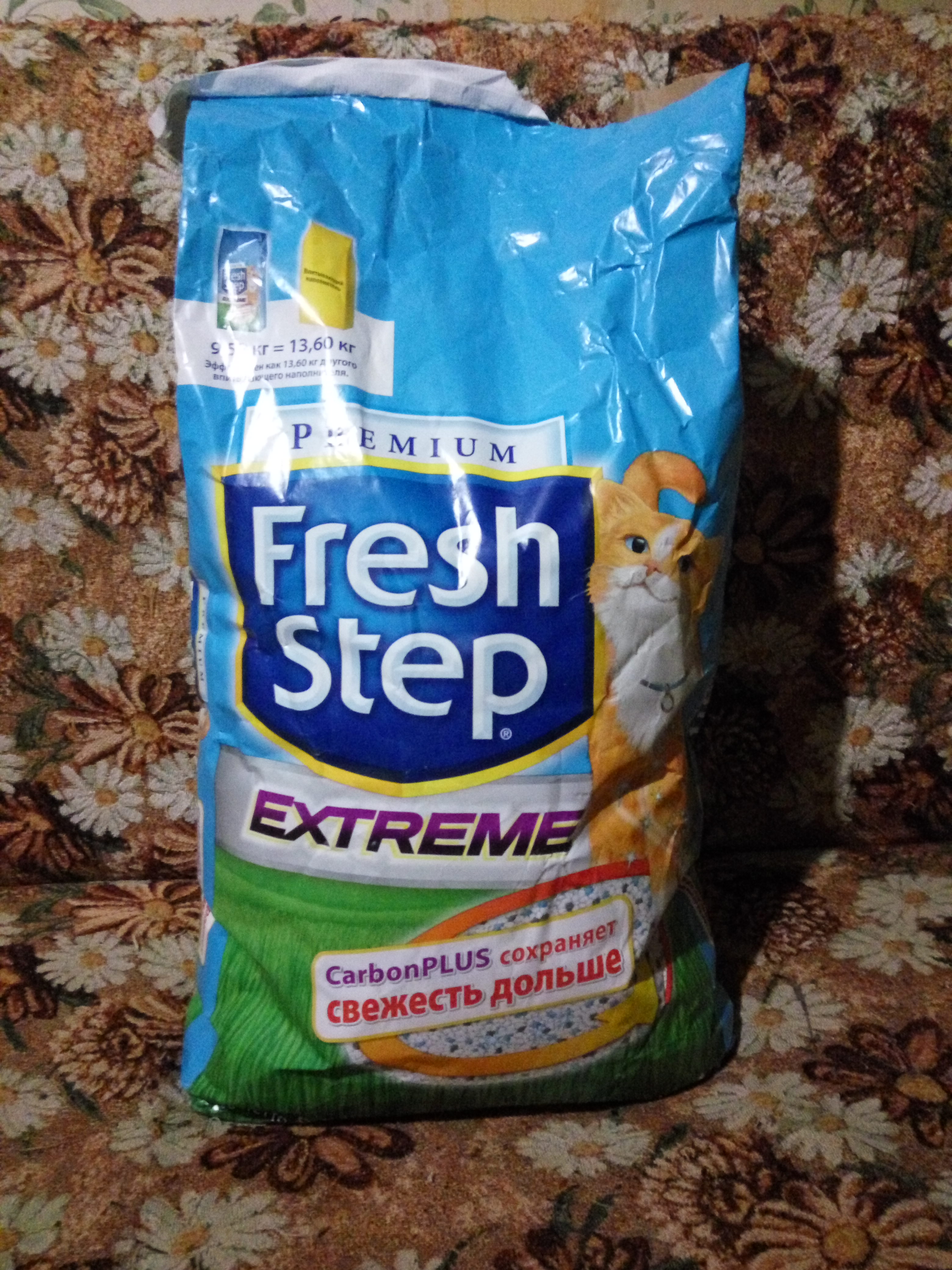 Наполнитель для кошачьего туалета Fresh step. Отзыв