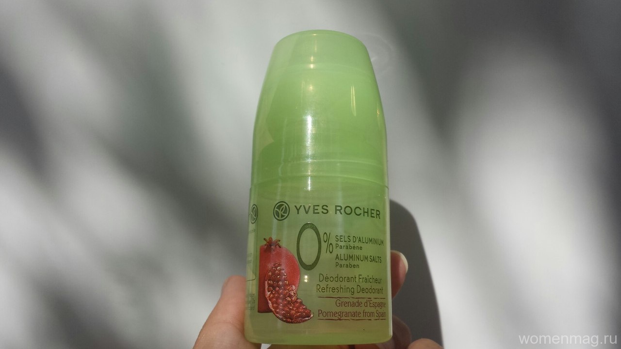 Шариковый антиперспирант от Yves Rocher