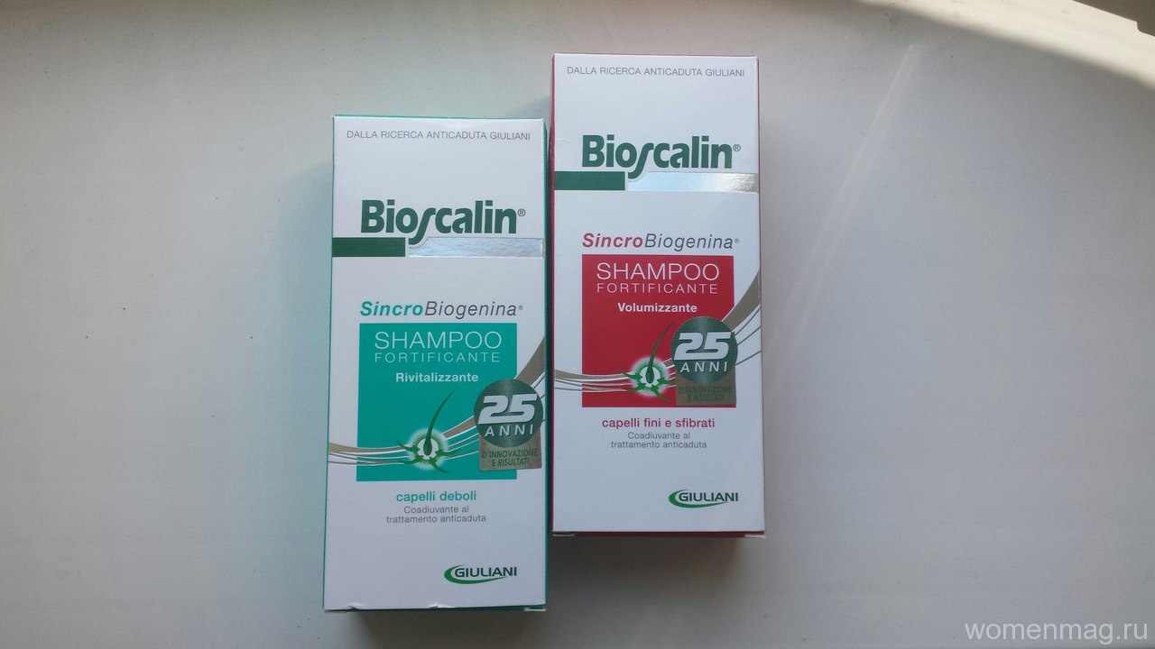 Шампунь против выпадения волос Bioscalin. Отзыв