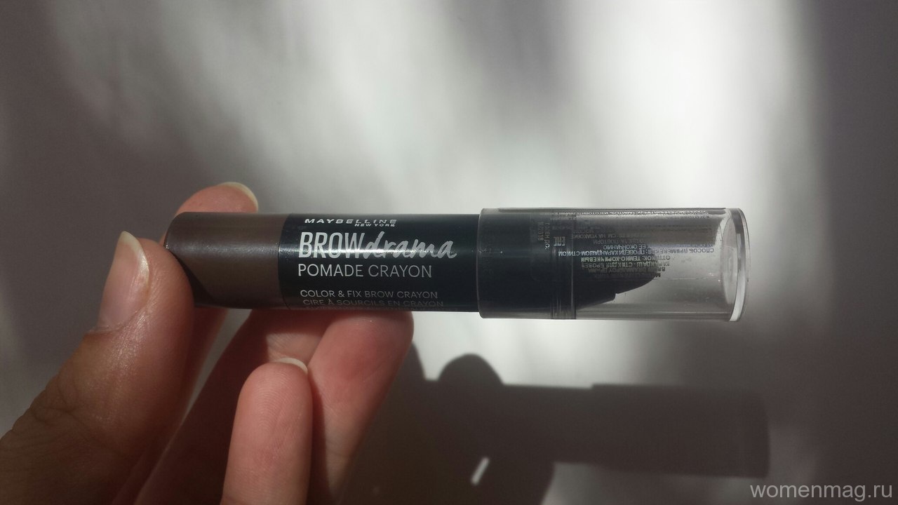 Помада-карандаш для бровей Maybelline Brow Drama. Отзыв
