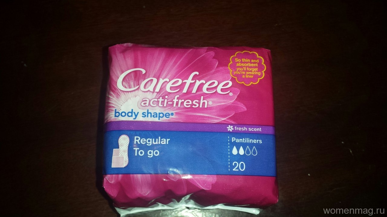 Ежедневные прокладки Carefree. Отзыв
