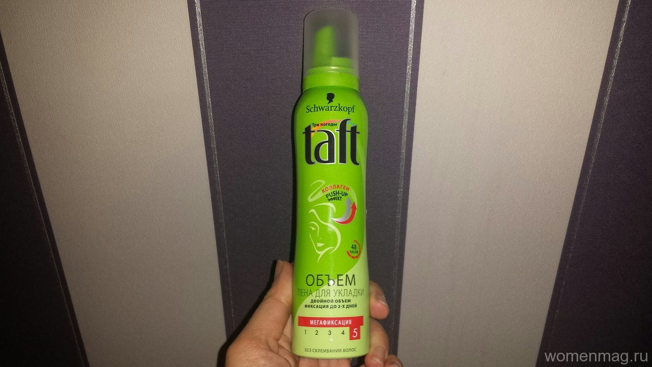 Пена для укладки Taft Три погоды