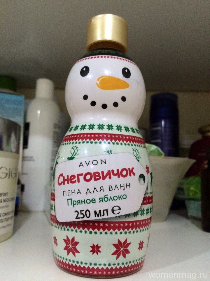 Пена для ванн Avon «Снеговичок». Отзыв