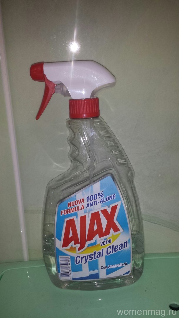 Средство для мытья окон и зеркал Ajax. Отзыв