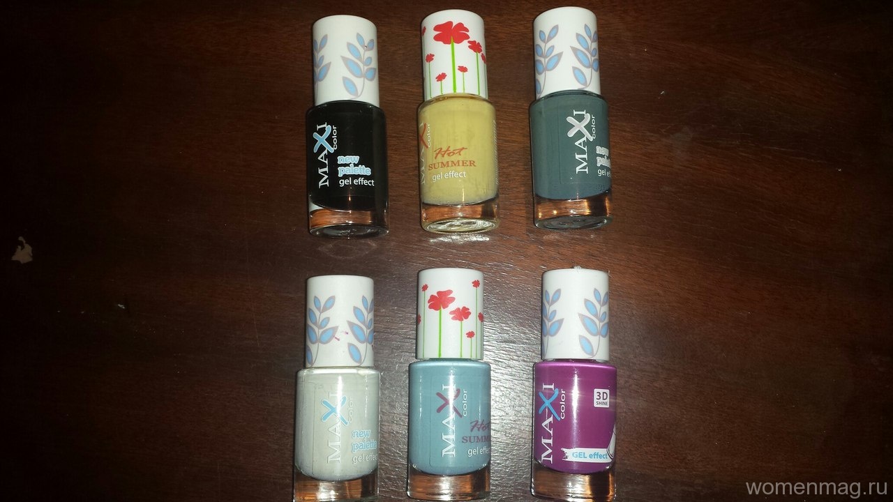 Лак для ногтей Maxi color с гель эффектом. Отзыв