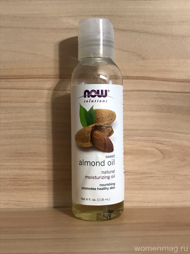 Масло сладкого миндаля Now Foods — базовое масло для ухода за волосами