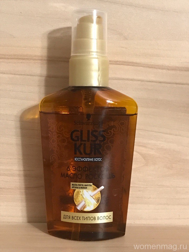 Масло для волос Gliss Kur 6 Эффектов Масло-Роскошь — И где роскошь? Где 6 эффектов?