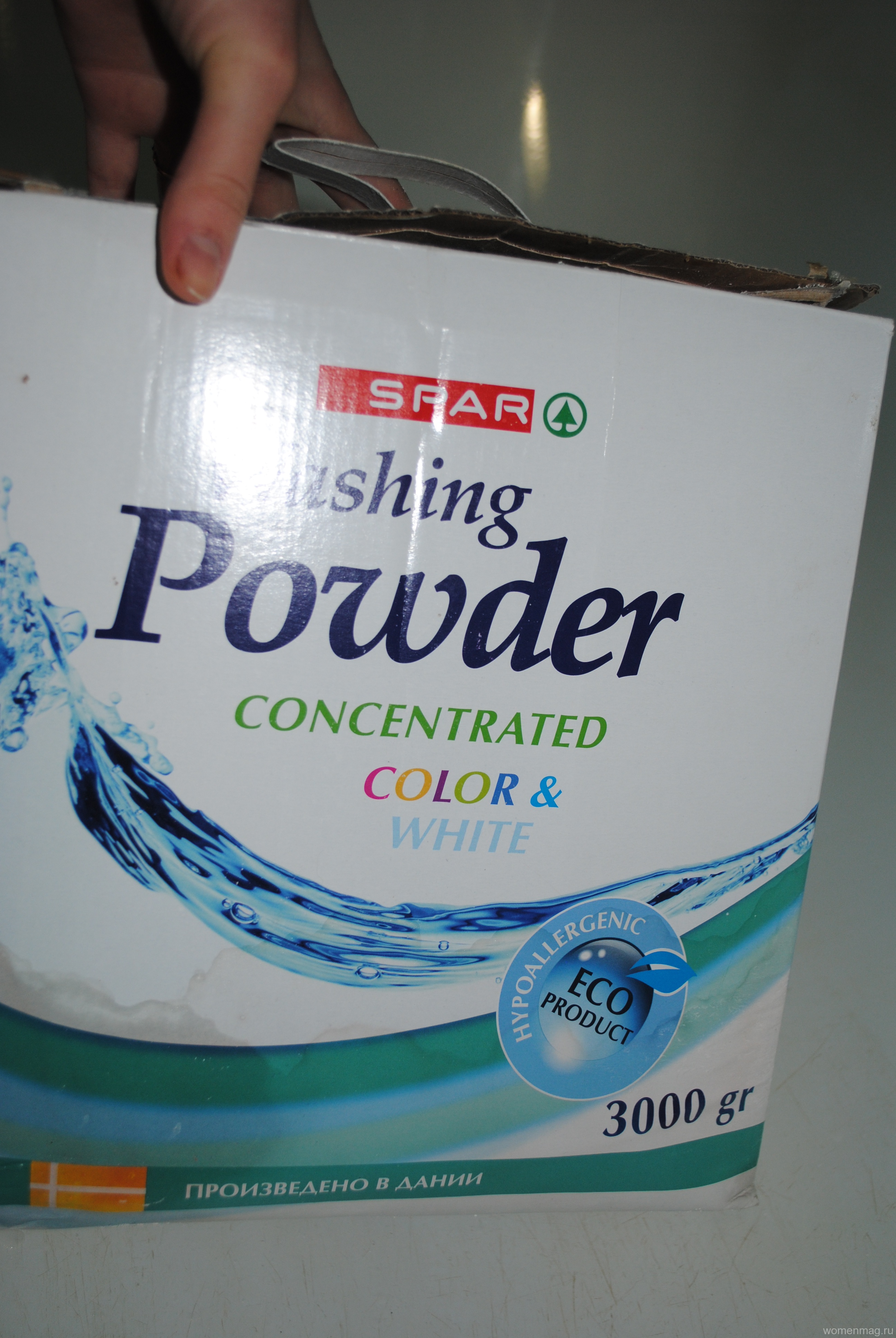 Стиральный порошок Spar Washing Powder Concentrated Color&White. Отзыв