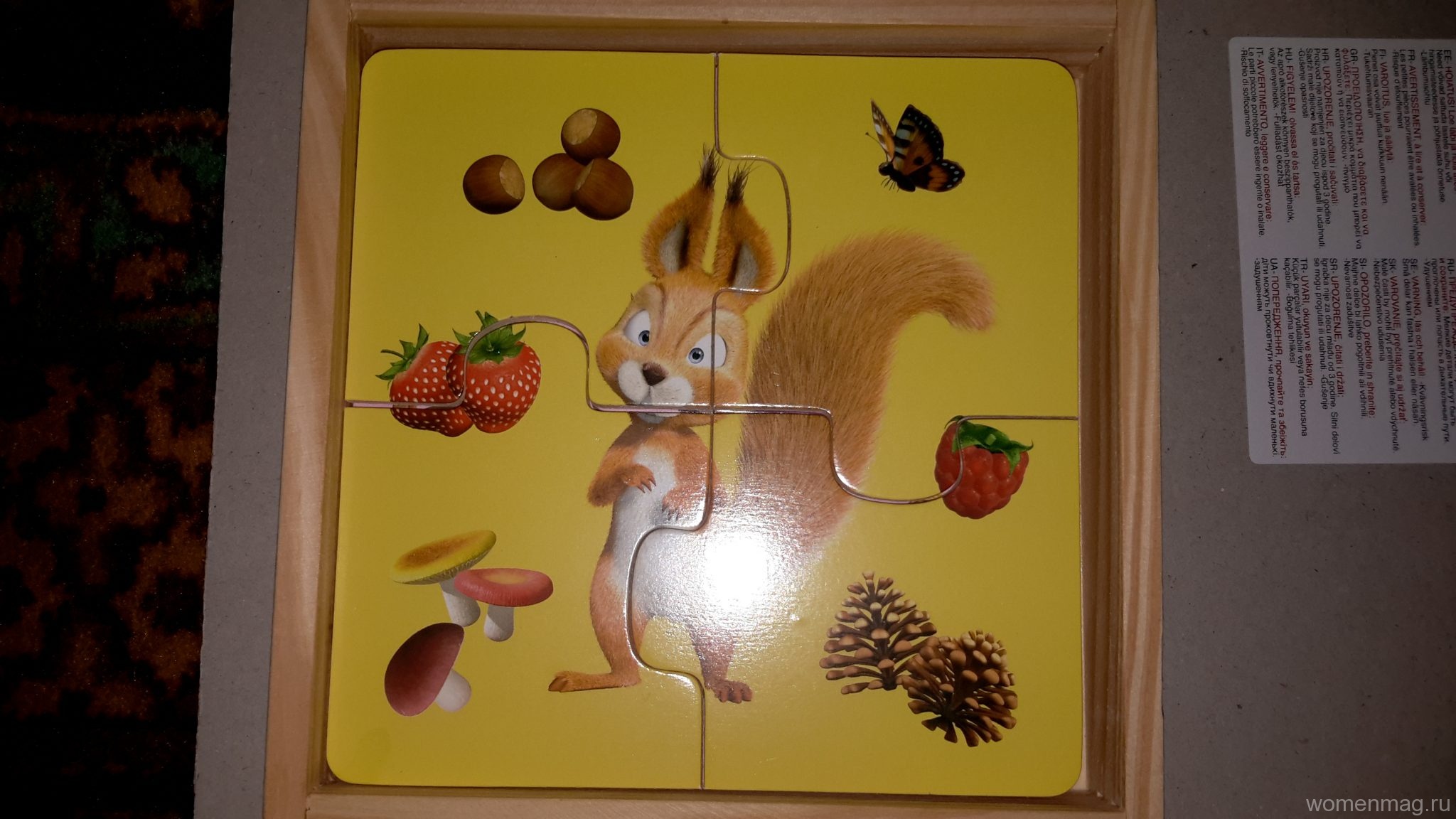 Отзыв на деревянный пазл «Маша и Медведь» от Step Puzzle