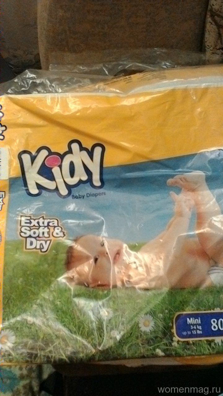Подгузники Kidy Baby Diapers. Отзыв