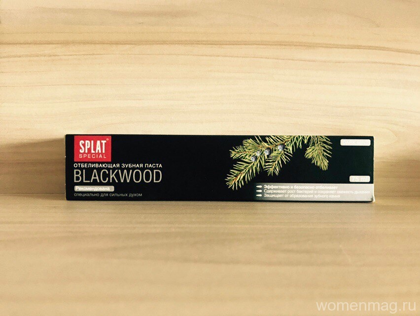 Зубная паста Splat Blackwood. Отзыв