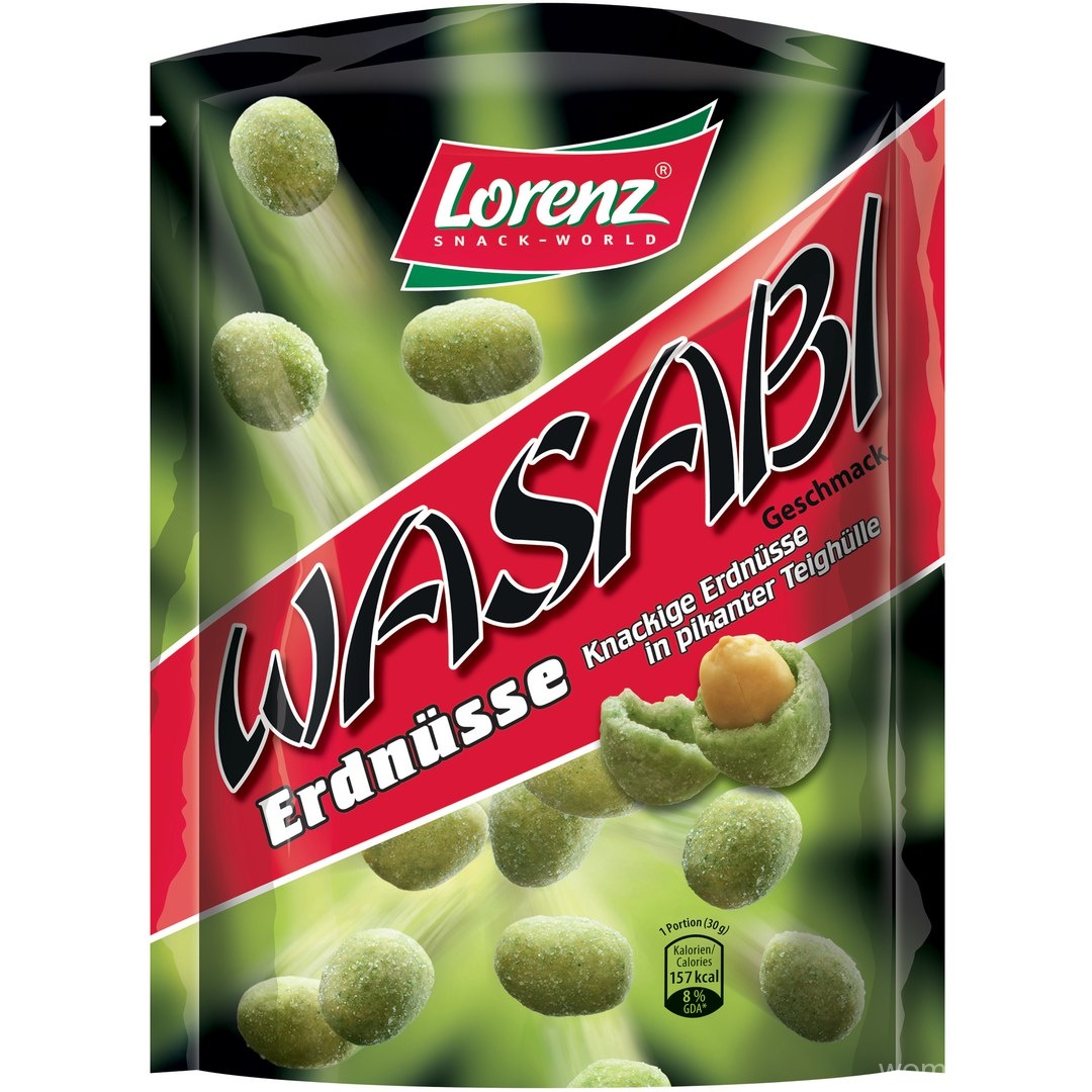 Арахис в хрустящей оболочке из теста Lorenz «Wasabi Erdnusse». Отзыв