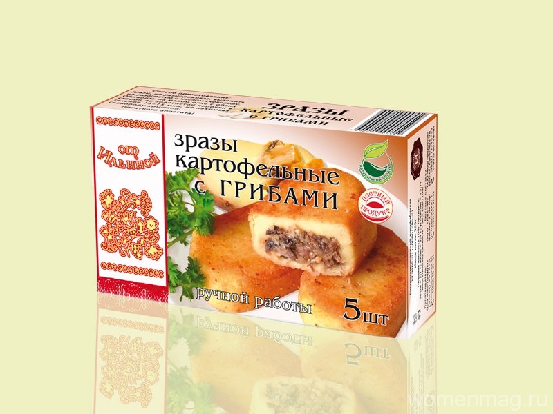 Зразы От Ильиной картофельные с грибами 500 г. Отзыв