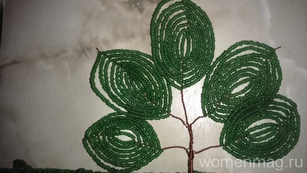 Роза из бисера