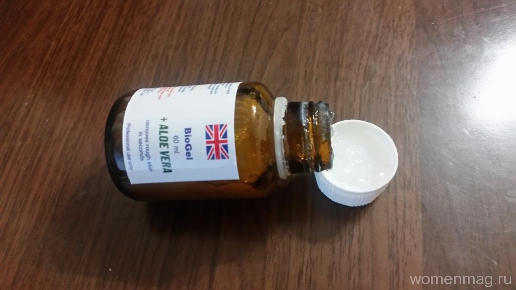 Британский BioGel + Aloe Vera для кислотного маникюра и педикюра. Отзыв