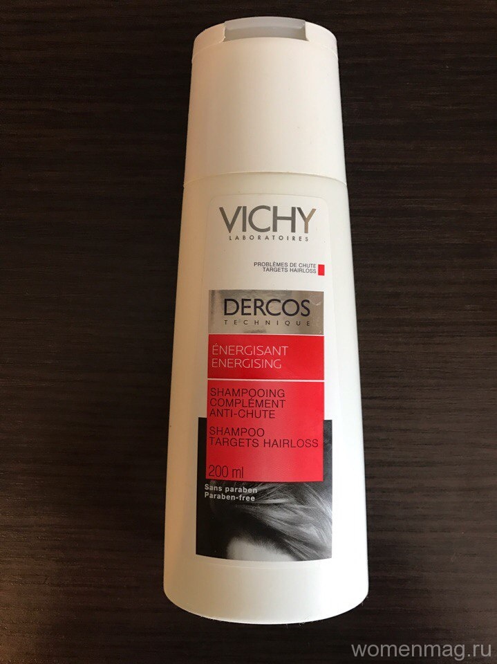 Тонизирующий шампунь против выпадения волос Vichy Dercos с Аминексилом и витаминами. Отзыв