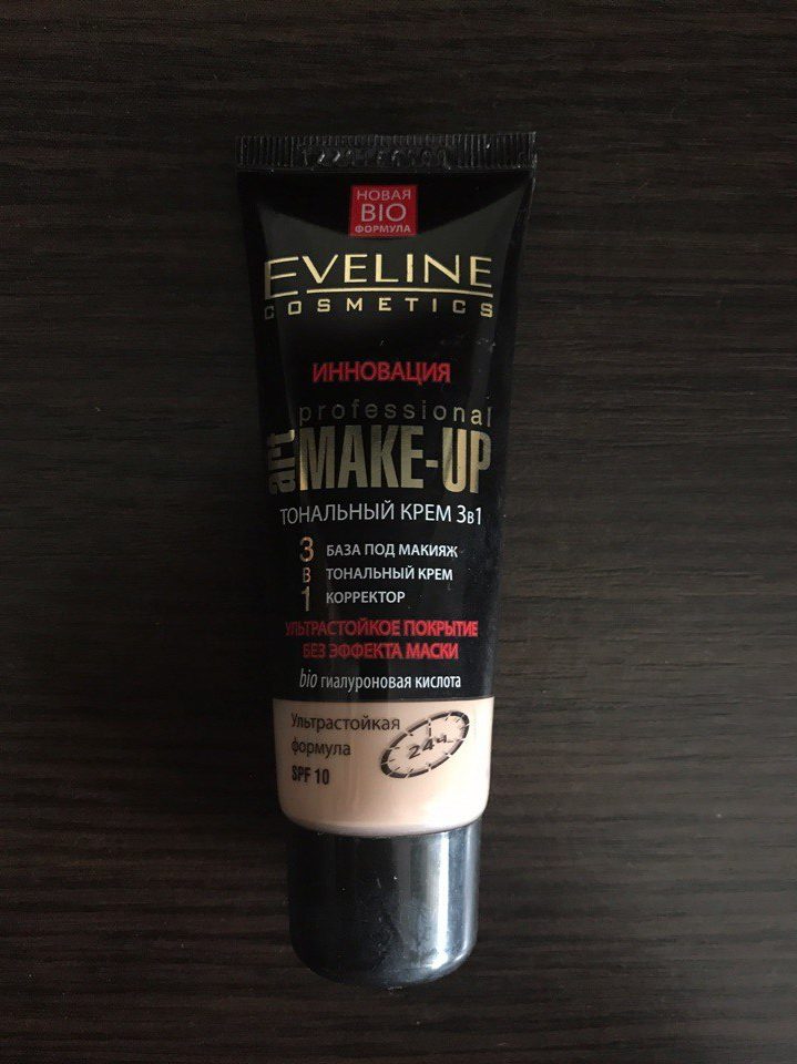 Тональный крем Eveline Инновация 3 в 1 Art Professional Make-up. Отзыв